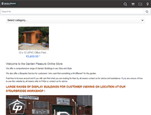 Tablet Screenshot of gardenpleasure.co.uk